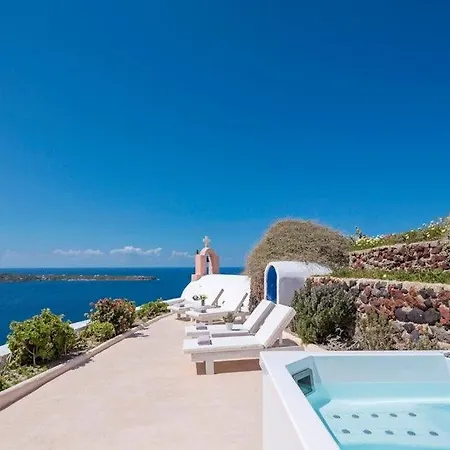 Luxury Santorini Sunset Chaser Outdoor Hot Tub Sea Sunset View 3 Bdr Oia Βίλα Θόλος